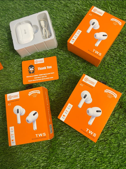 YSDBBC A3 Ear buds Wireless 5.3, High Bass Boosted.